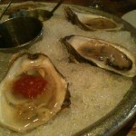 Glorious oysters at Parkside Restaurant Glorious oysters at Parkside Restaurant